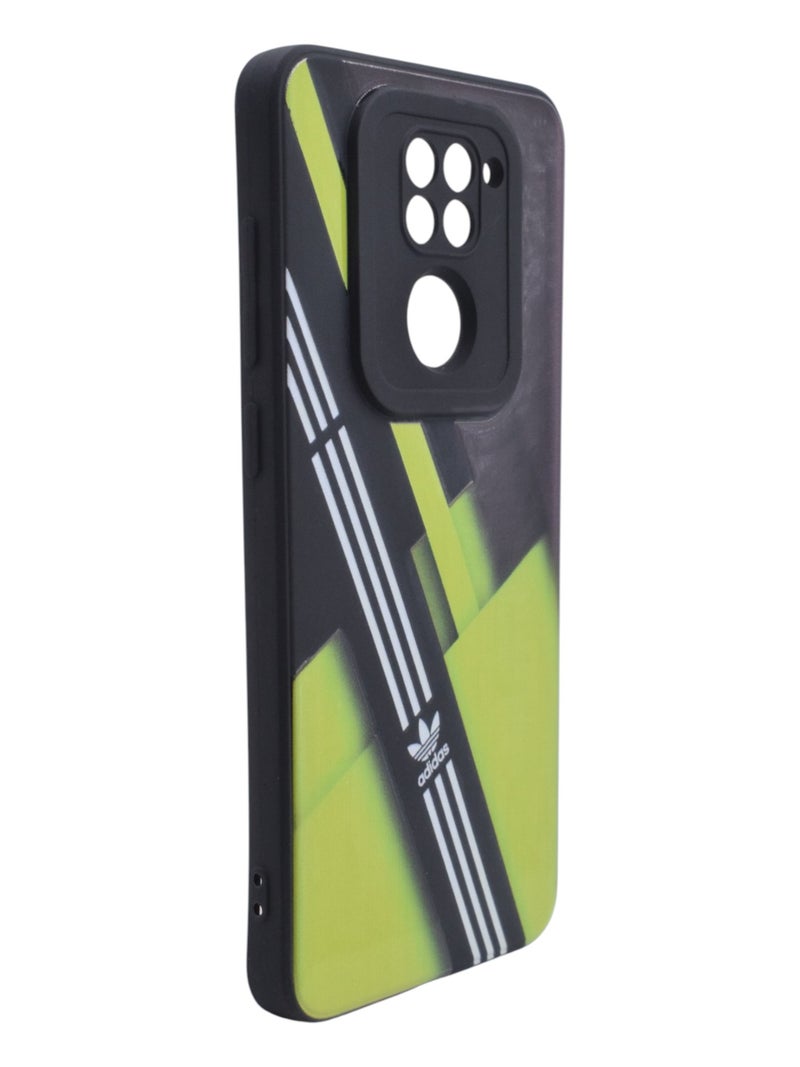 Adidas Plastic Back Cover For Xiaomi Redmi Note 9 - Multicolour - Image 2