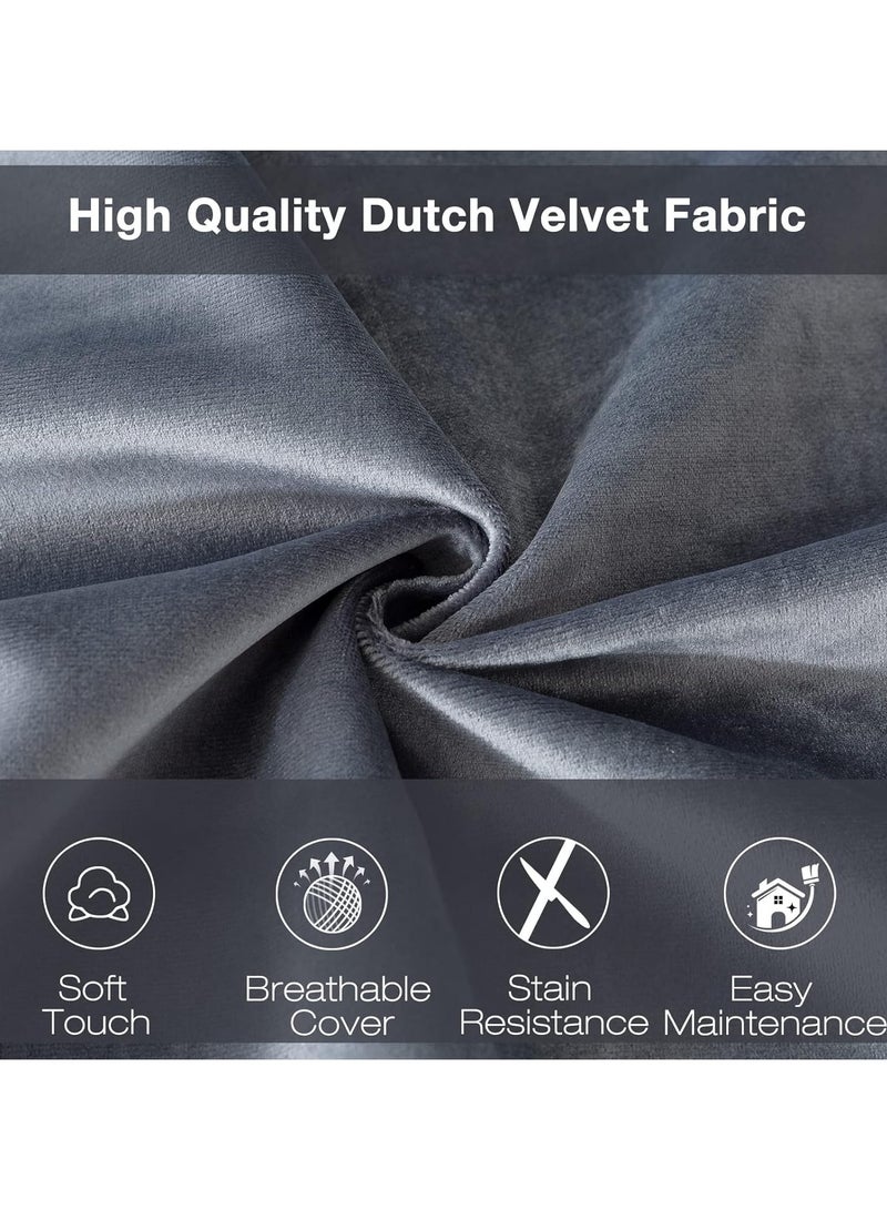 Comfy INDULGE WITH YOUR FAMILY GAMING AND GIANT BLACK VELVET BED BEAN BAG WITH PILLOW - Image 5