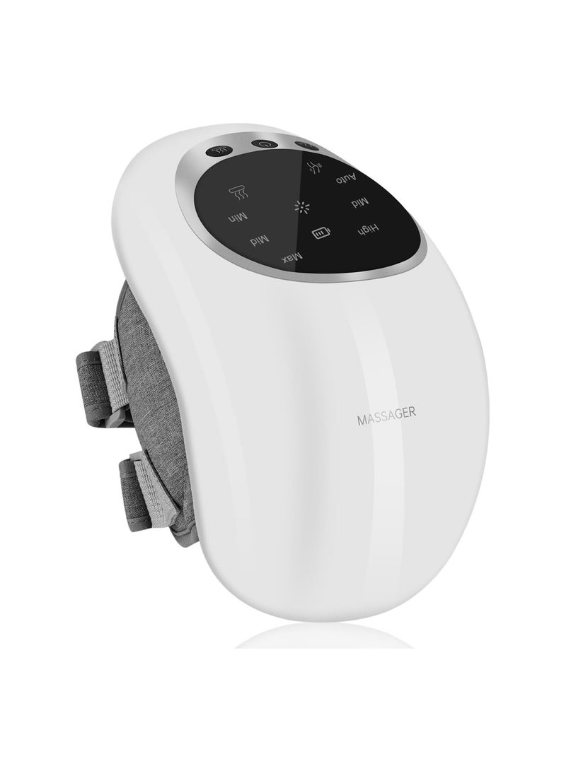 Cordless Adjustable Temperature Knee Massager With Infrared Heat And Vibration With Clear Visible LED Screen For Swelling Stiff Pain Joints - Image 1