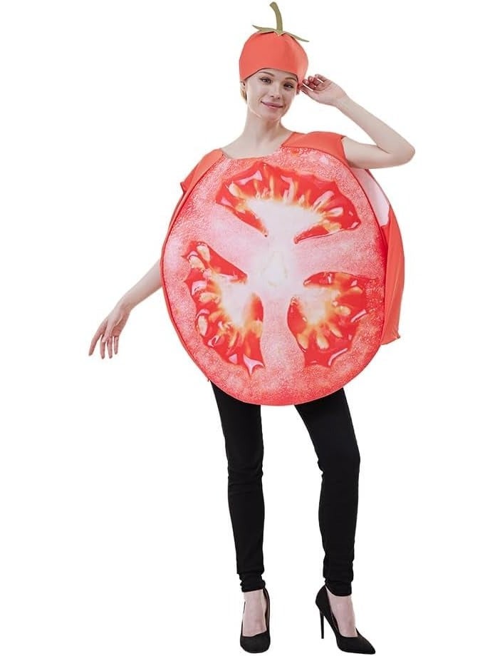 SYOSI Adult Fruit Slice Costume Women Funny Food Costumes Men Party Fruits Vegetable Outfit Supplies - Image 1