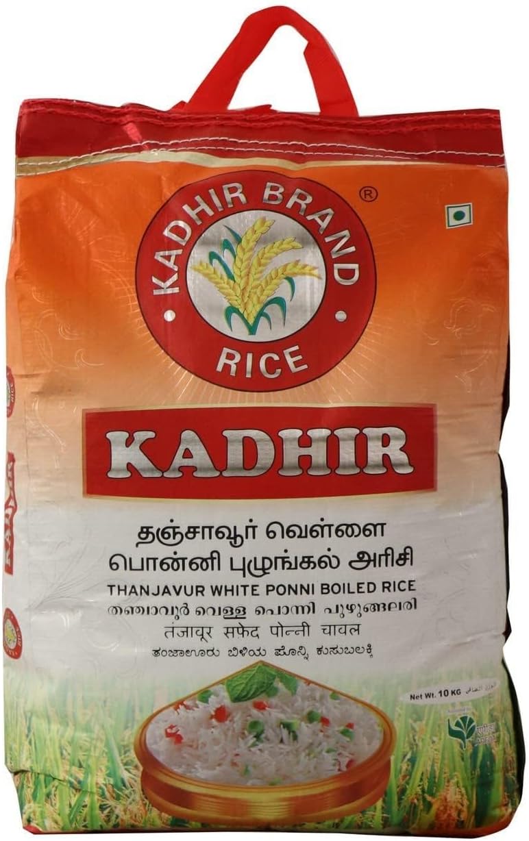 Kadhir Thanjavur White Ponny Rice 10 kg - Pack of 1 - Image 1