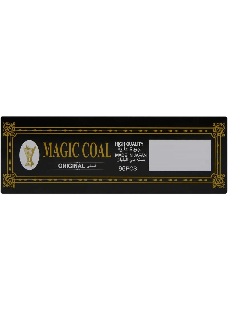 MAGIC COAL Original Coal High Quality Charcoal 96 Pcs - Image 3