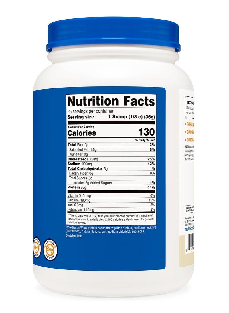 مسحوق بروتين مصل اللبن المركز من نيوتريكوست بنكهة الفانيليا، 2 رطل - Image 4