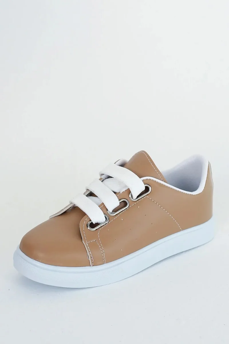 Pembe Potin Pink Potin Thick Laced Comfortable Fit Women's Sneakers B320-20 Skin