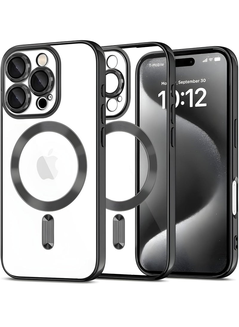 Raxoom iPhone 16 Pro Case with MagSafe - Ultimate Shock Protection & Scratch Resistance (Shiny Black) - Image 1