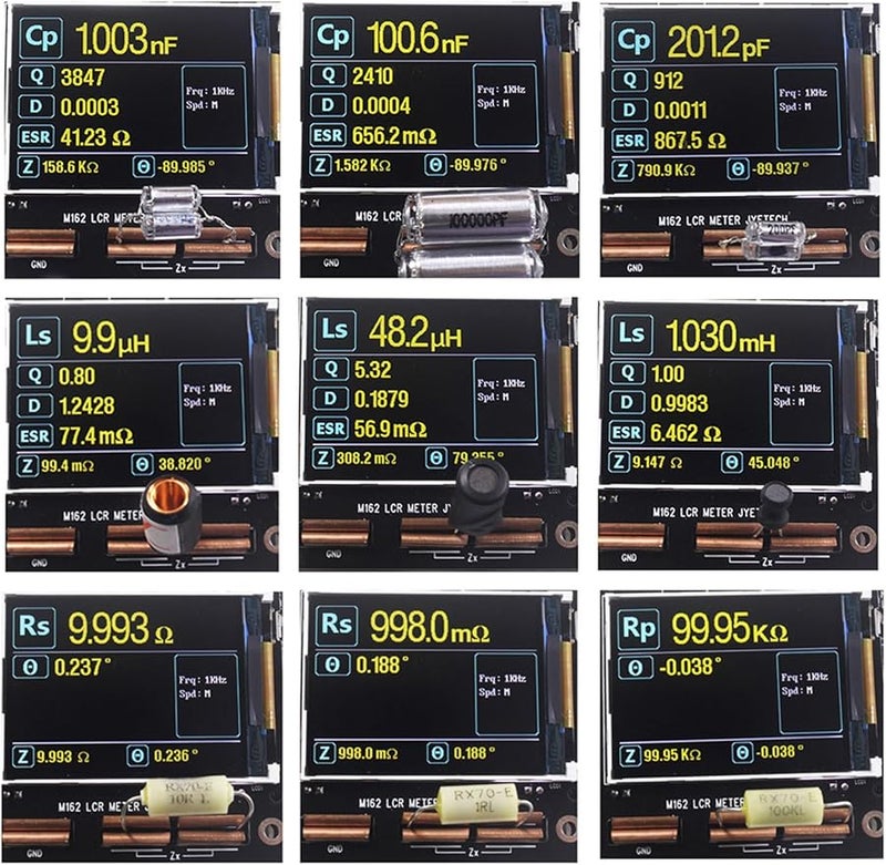 M162 Digital LCD Capacitance Tester Resistance Meter Measurement Tool Module - Image 4