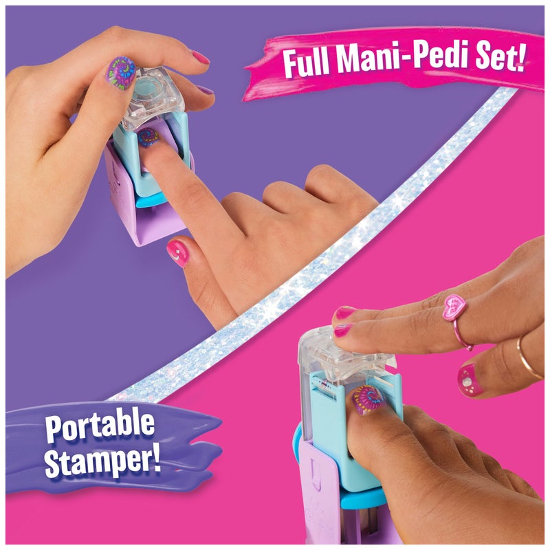 Cool Maker, GO GLAM U-nique Metallic Nail Salon with 200 Icons and Designs, 4 Polishes, Stamper & Dryer, Nail Kit for Girls, Amazon Exclusive - Image 3