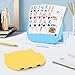 Wkchxd Card Holders for Playing Cards 2 Pack Playing Card Holder for Kids Adults and Seniors Hands Free Card Game Holder for Arthritis Little HandsPoker Parties Travel Family Game Nights Blue Yellow - Image 4