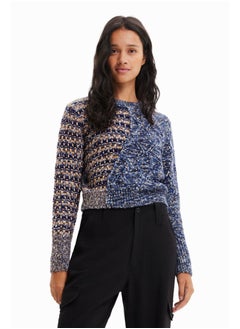 DESIGUAL Hybrid chunky knit pullover  - Image 2