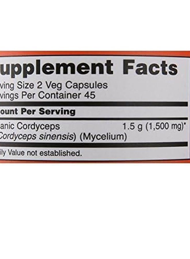 Now Cordyceps 750 mg,90 Veg Capsules (180) - Image 5