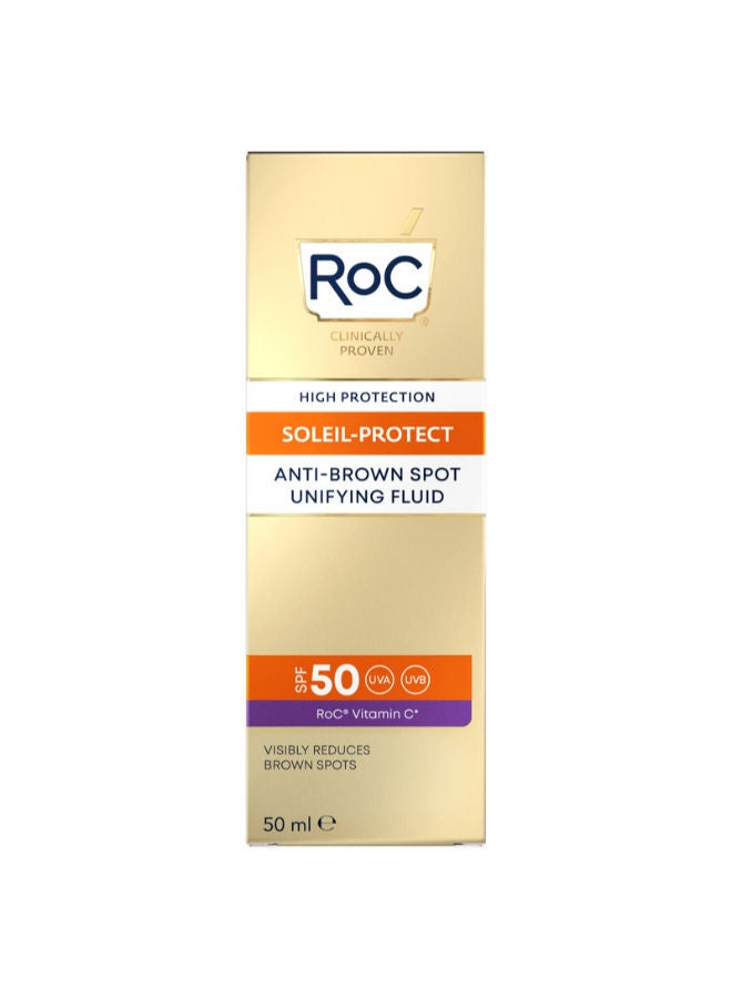 RoC SOLEIL-PROTECT ANTI-BROWN SPOT UNIFYING FLUID SPF50+ 50ML - Image 3