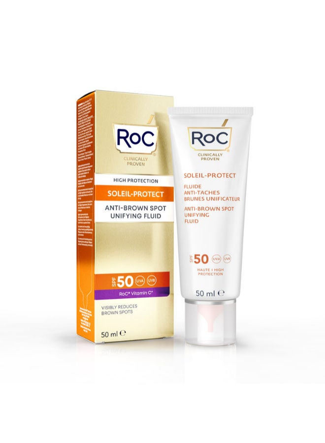 RoC SOLEIL-PROTECT ANTI-BROWN SPOT UNIFYING FLUID SPF50+ 50ML - Image 2