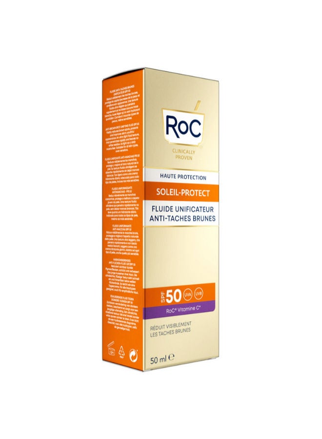 RoC SOLEIL-PROTECT ANTI-BROWN SPOT UNIFYING FLUID SPF50+ 50ML - Image 5