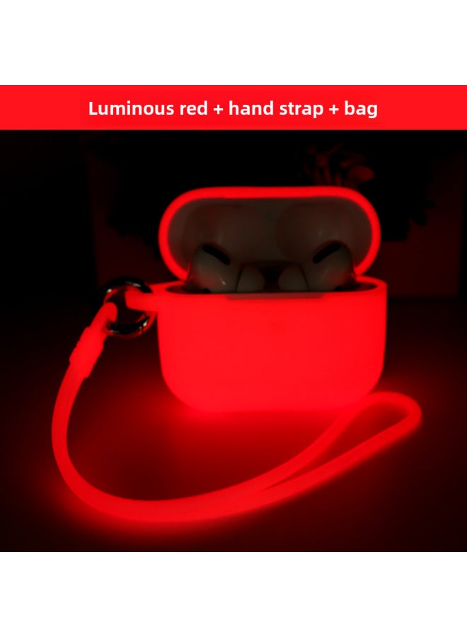 For Airpods 1/2/3 Apple Airpods Pro2 Silicone Luminous Wireless Bluetooth Headphone Case Protective Case - Image 4