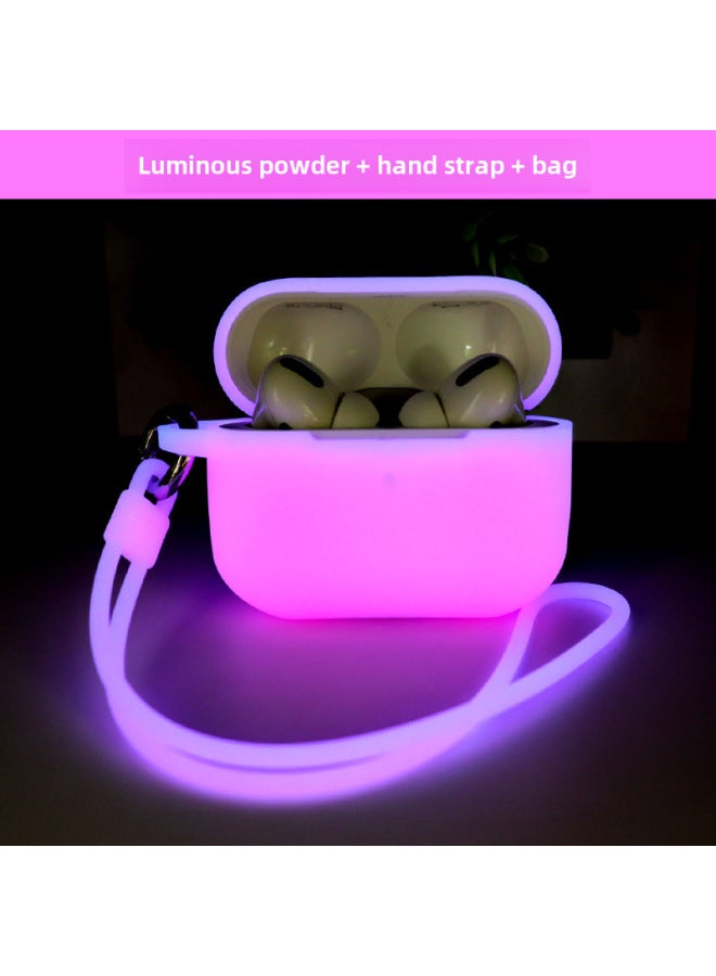 For Airpods 1/2/3 Apple Airpods Pro2 Silicone Luminous Wireless Bluetooth Headphone Case Protective Case - Image 2