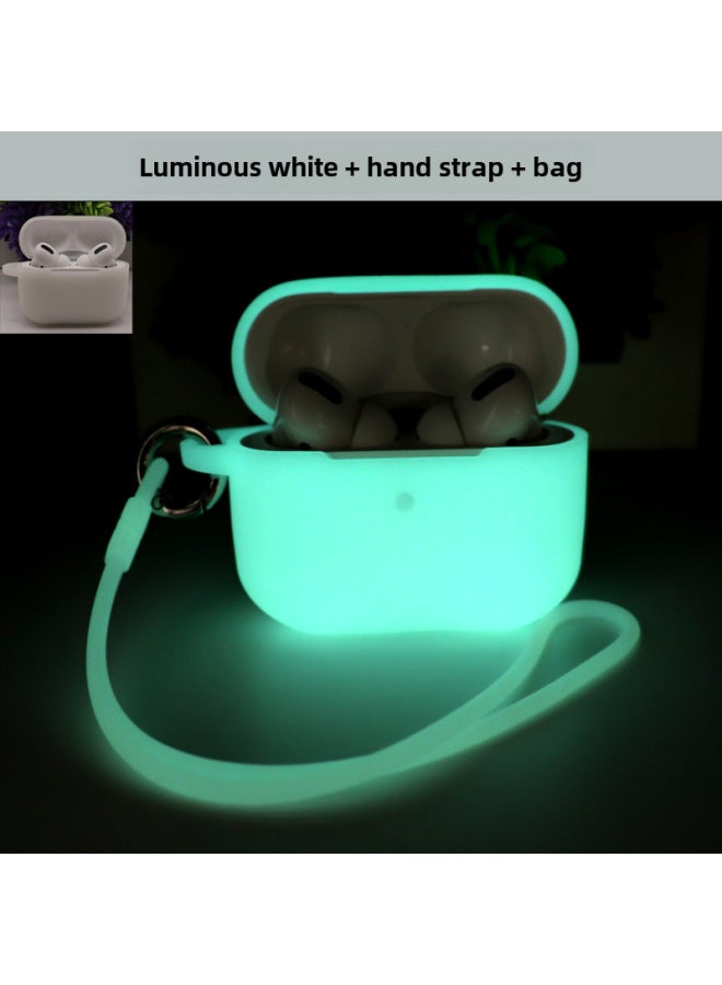 For Airpods 1/2/3 Apple Airpods Pro2 Silicone Luminous Wireless Bluetooth Headphone Case Protective Case - Image 1