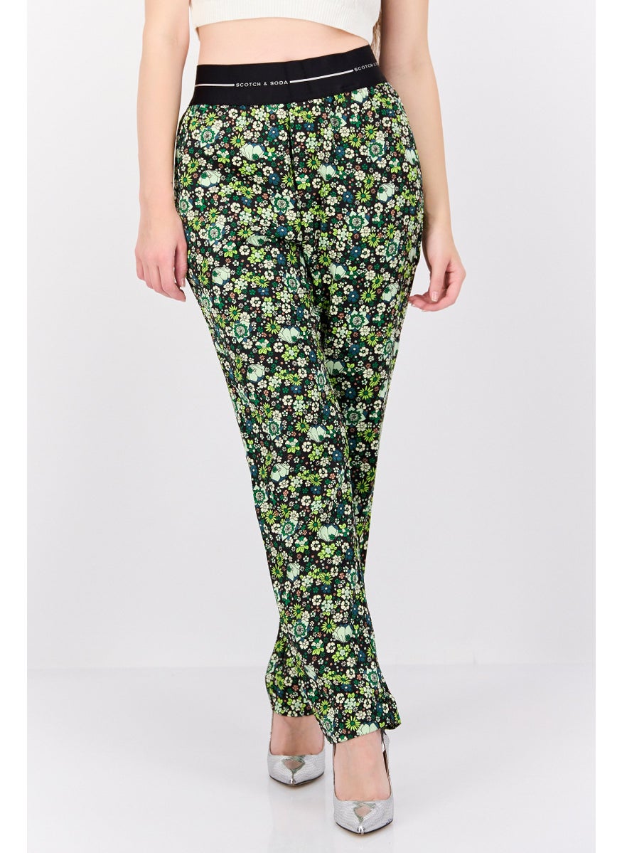 Women Floral Pattern Pull On Palazzo Pants, Green Combo - pzsku/Z4A9DBB828C011854D3F2Z/45/_/1737642434/02fb2315-bbb7-4781-b89f-a419c1a75aa0