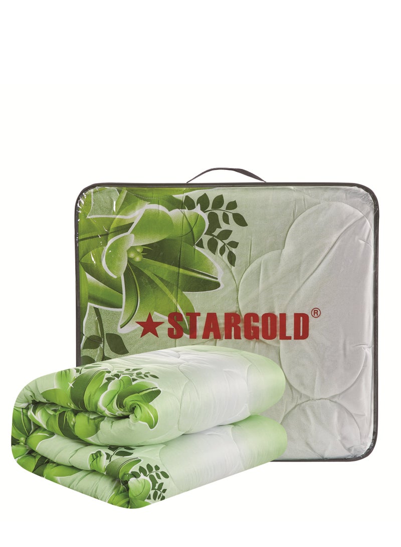 ستارجولد لحاف مطبوع فائق النعومة، طقم 6 قطع، قماش ميكروفايبر عالي الجودة، تصميم أنيق ومتميز، متين، مثالي لغرفة النوم المنزلية مقاس 240×220 سم - Image 3