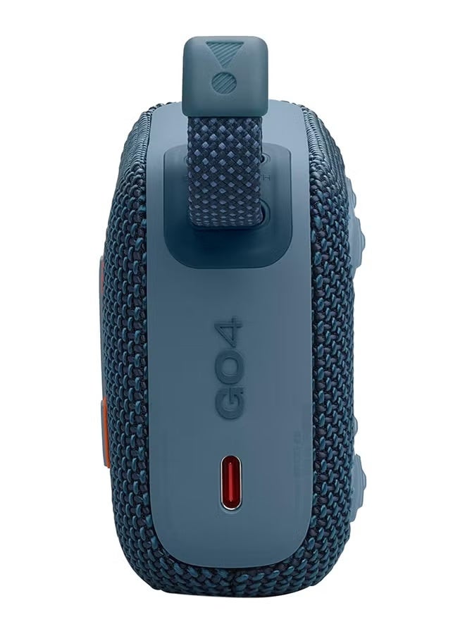 JBL Go4 Portable Waterproof Speaker Blue - Image 3