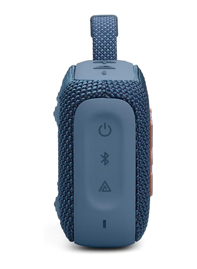 JBL Go4 Portable Waterproof Speaker Blue - Image 4