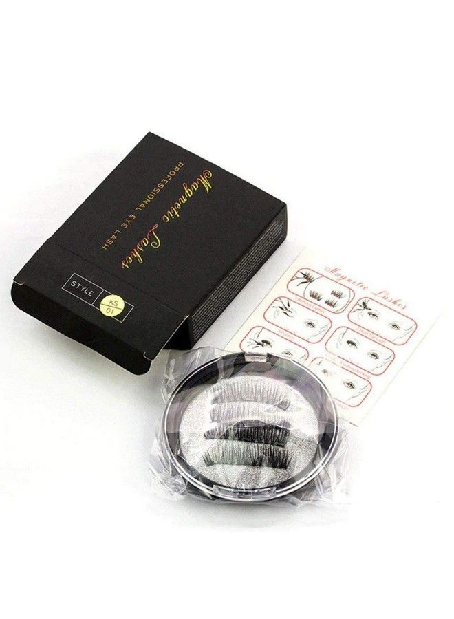 Digital Shoppy Magnetic False Eyelashes 3D Extension - Image 3