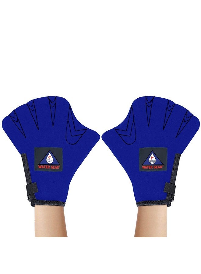 Water Gear Neoprene Force Swim Gloves Aqua Fitness Gloves Great For Workouts And Diving Designed With Enhanced Grip 50% More Resistance Medium - Image 3