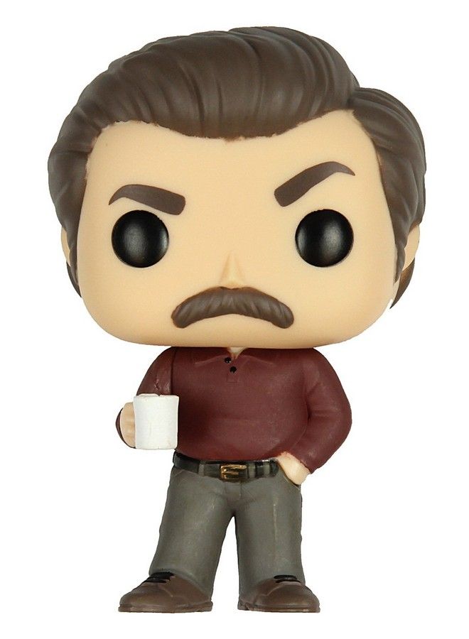 Funko Pop Television: Parks & Recreation Ron Swanson Figure - Image 5