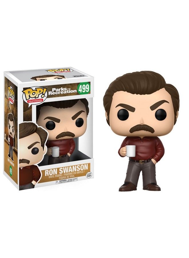 Funko Pop Television: Parks & Recreation Ron Swanson Figure - Image 3