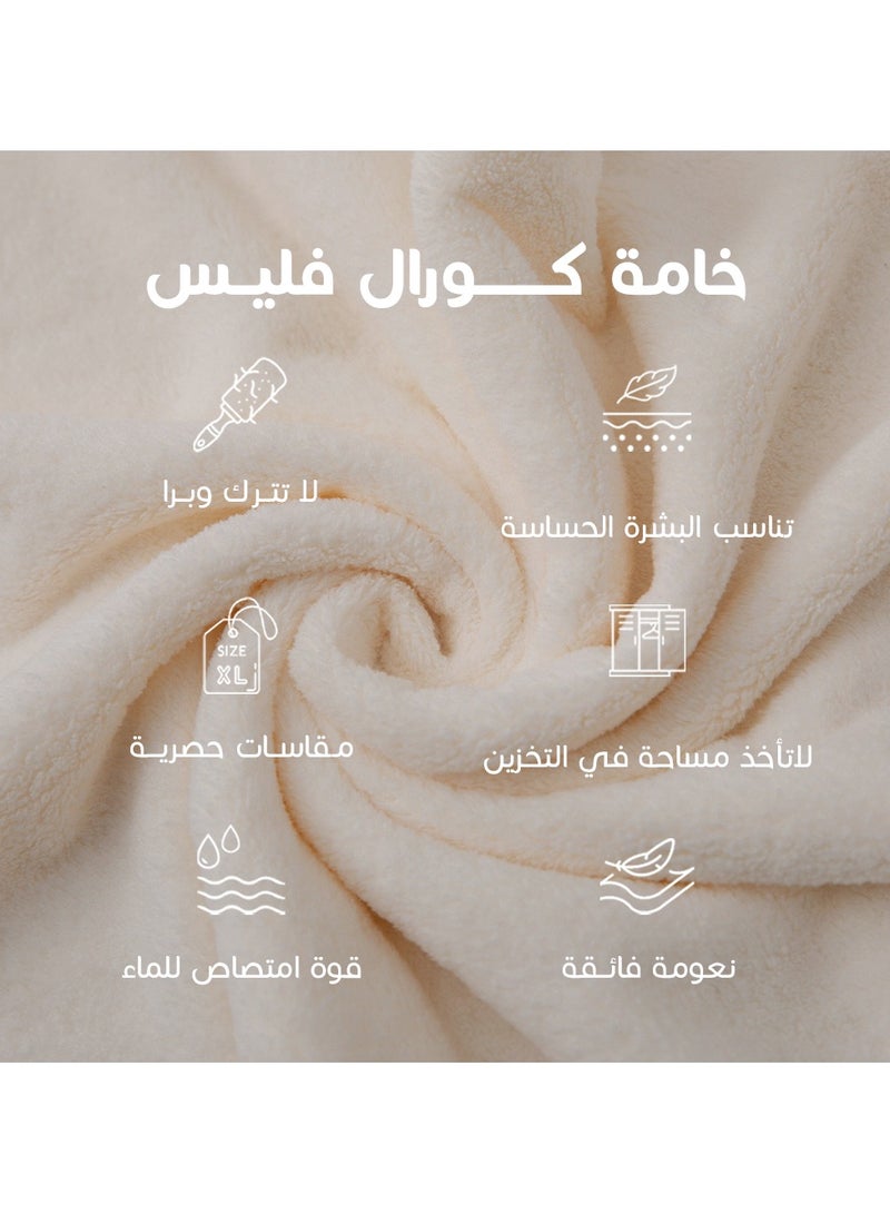 Reefi Bath Towel Off-White - Image 3