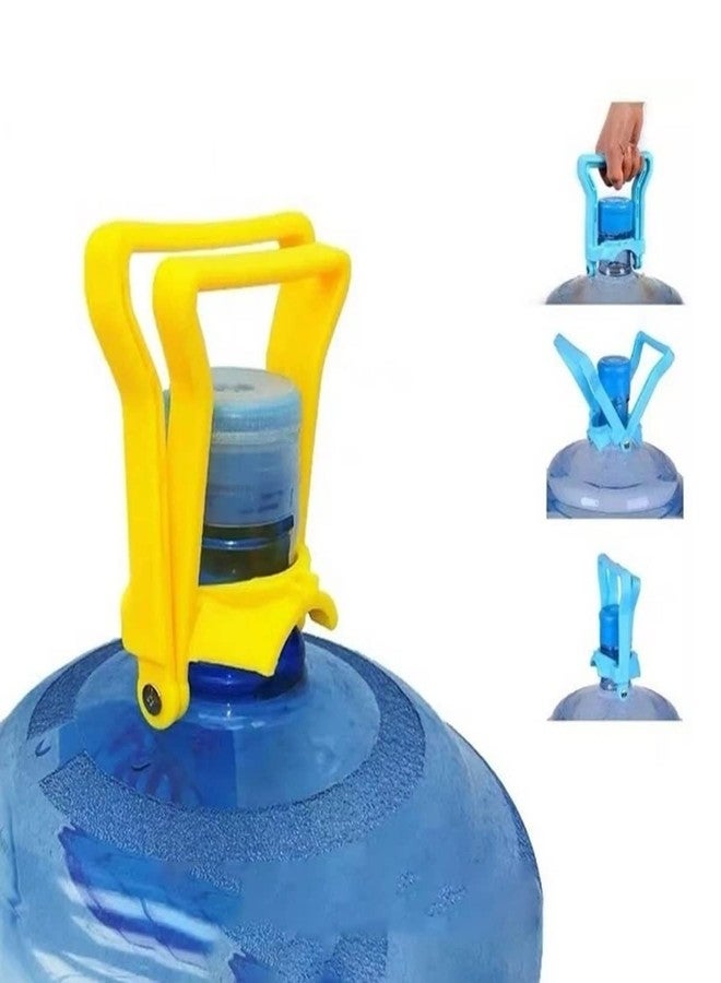 LIRABS 20 Liter Water Bottle Carry Handle (1 Piece), Note- Only 1 Pc Lifting Handles, No Bottle Or Jar Included.,Yellow, Plastic - Image 1