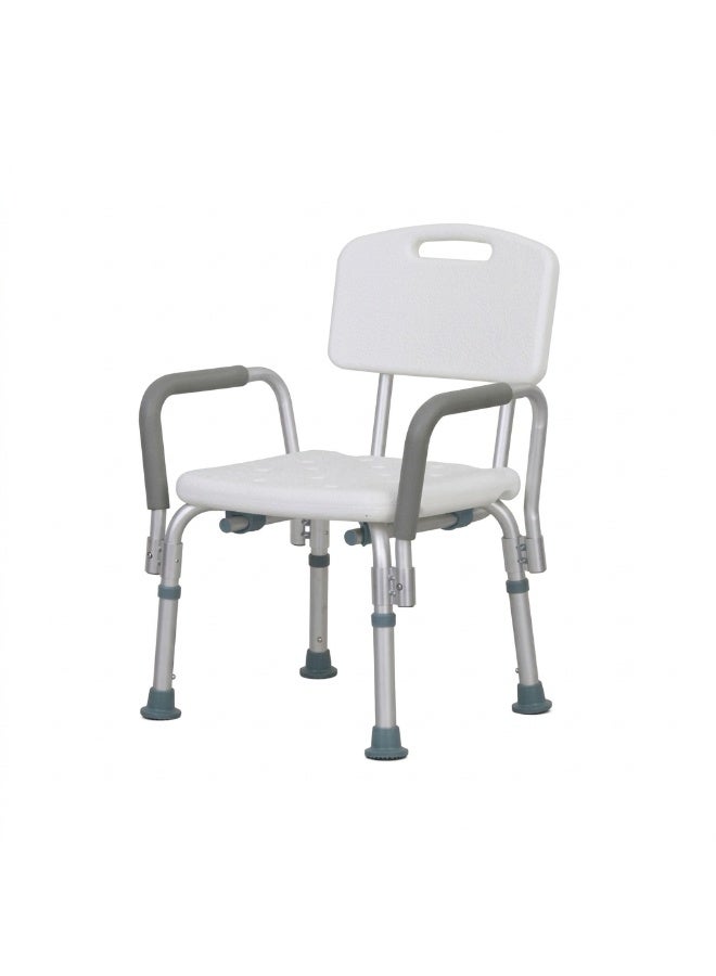 Kaiyang Medical Shower Chair With Armrests And Backrest - Height Adjustable Non-Slip Bath Stool For Elderly & Disabled (Model: KY798LQ-A) - Image 1