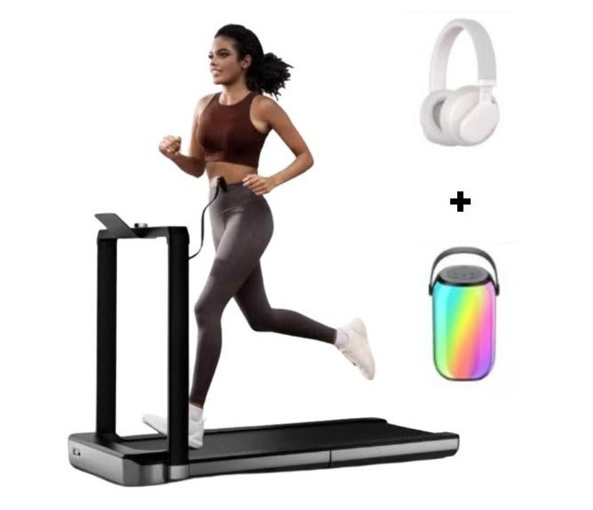 KINGSMITH WalkingPad Treadmill MX16 + [SIASP701BLK2401] SIA SP701 Full Screen Gradient RGB Wireless Speaker + [SIAH501BTPROWH2401] SIA H501BT Pro ANC Wireless Headphones White - Image 1