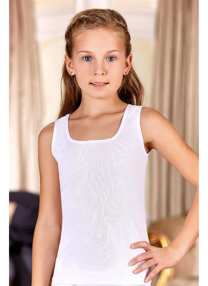 بيراك 2519 Package Cotton 6-Pack Girl's Rib Undershirt