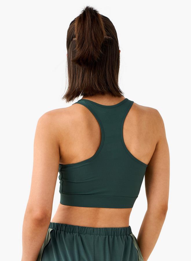 كابا حمالة صدر رياضية كابا بظهر متقاطع مع تفاصيل سحاب - Image 3