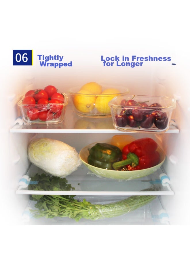 Yessel Large Roll Cling Film 35cmx500m Food Grade Pe Microwaveable Commercial Hand-tearable Disposable Food Wrap - Image 5