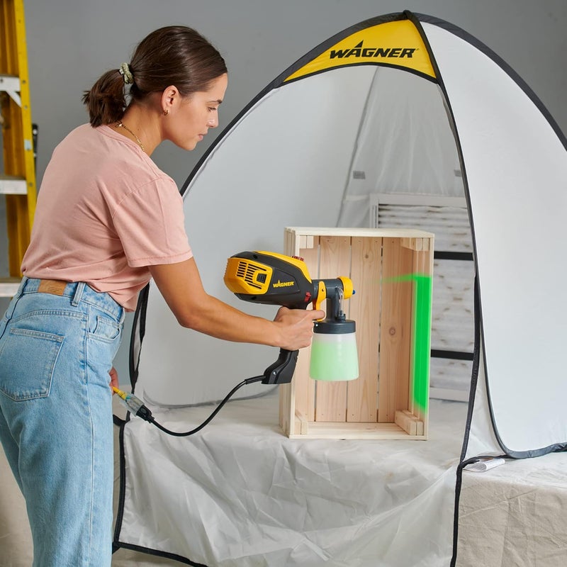 Wagner سبراتيك C900051 هوم رايت ملجأ رش صغير محمول لدهان DIY، أداة محطة دهان ملجأ دهان، خيمة رش دهان - Image 4