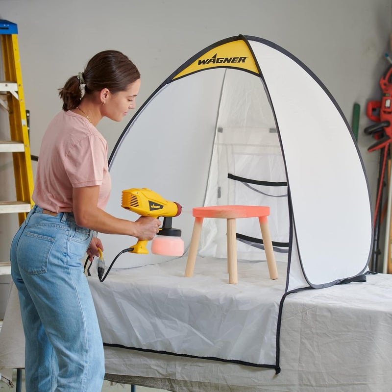 Wagner سبراتيك C900051 هوم رايت ملجأ رش صغير محمول لدهان DIY، أداة محطة دهان ملجأ دهان، خيمة رش دهان - Image 5