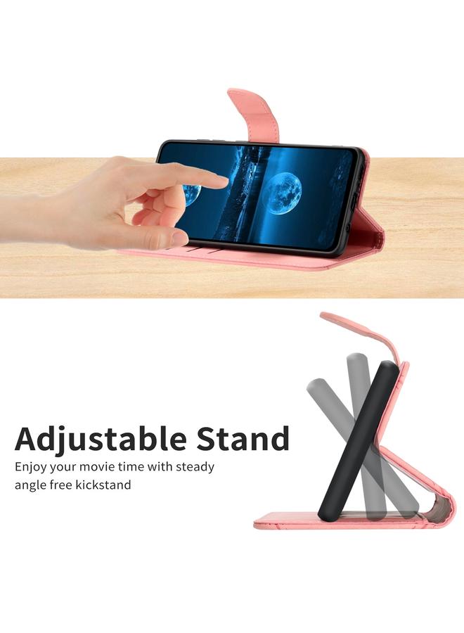 اس-توب جراب لهاتف OPPO A17 / A17K مصنوع من الجلد المنقوش - Image 5