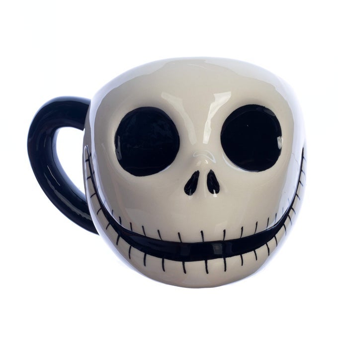 DISNEY THE NIGHTMARE BEFORE CHRISTMAS JACK SKELLINGTON SCULPTED CERAMIC MUG