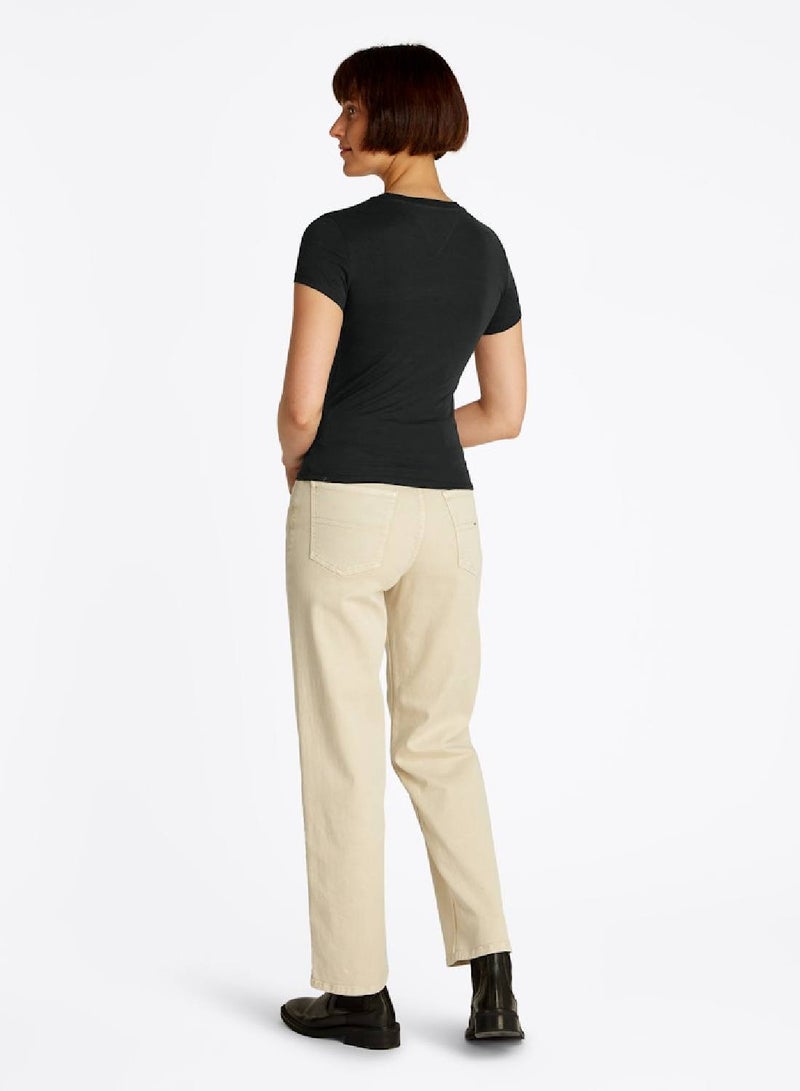 TOMMY JEANS Slim Crew Neck T-Shirt - Image 4