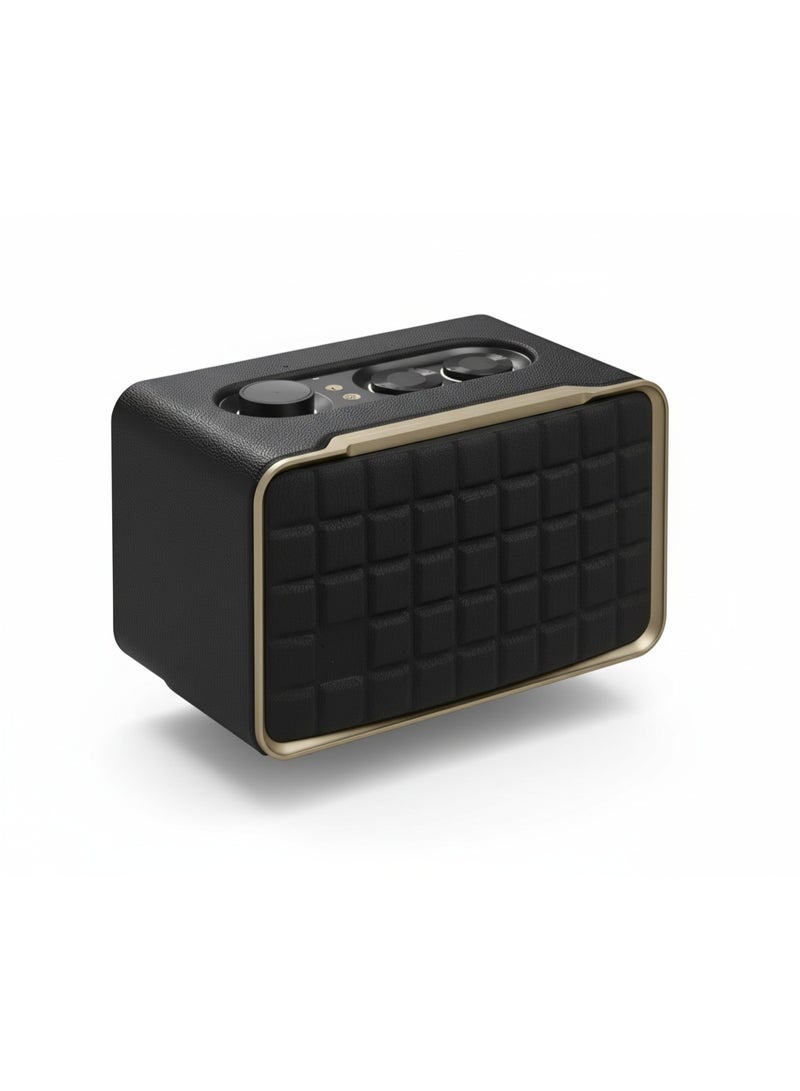EHH-326 Speaker and Radio with Great Stereo Sound, USB, FM, and TF Ports – Long-Lasting Battery Life – Black - Image 1