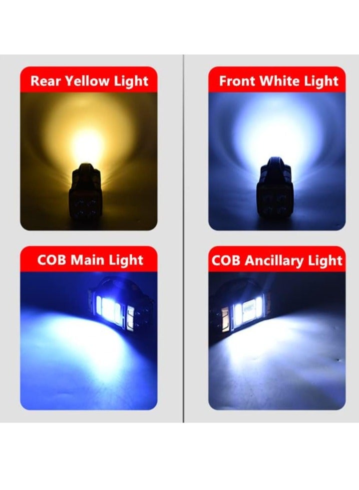 Rechargeable Flashlight Camping Lantern with Solar Charger, Multi-Light Handheld Flashlight for Outdoor Hiking or Indoor Power Outage (S-Red) - Image 4