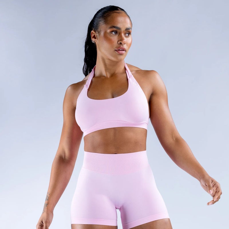 Sports Bra Yoga Women'S Seamless Dfyne Flat Replacement Fully Matte High Elastic Halter Bra Without Rims - Image 1