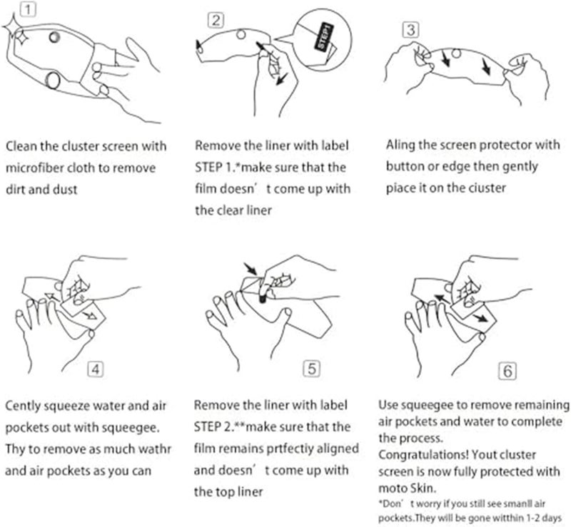 Vuzmode Motorcycle Speedometer Screen Protector - Image 5