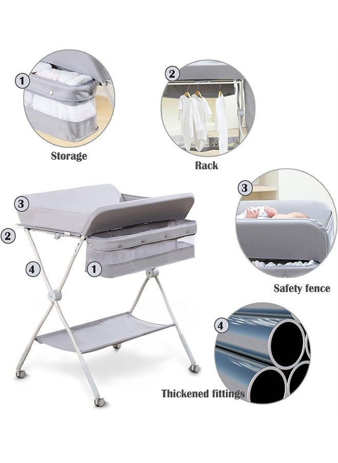 Beauenty - Portable Baby Changing Table With Wheels - Image 1
