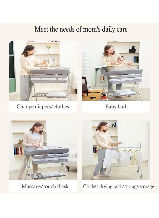 Beauenty - Portable Baby Changing Table With Wheels - Image 1