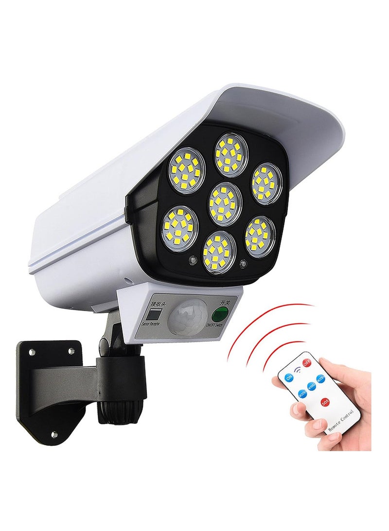 Vitacelli مصباح مراقبة يعمل بالطاقة الشمسية يعمل بالحث على جسم الإنسان - يعمل بالضوء الأبيض والأبيض والأسود IP66 مقاوم للماء، عبوة من 6 قطع - Image 1
