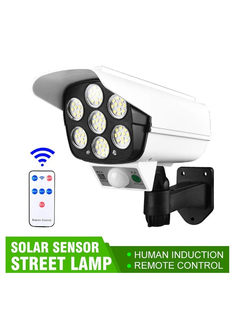 Vitacelli مصباح مراقبة يعمل بالطاقة الشمسية يعمل بالحث على جسم الإنسان - يعمل بالضوء الأبيض والأبيض والأسود IP66 مقاوم للماء، عبوة من 6 قطع - Image 3