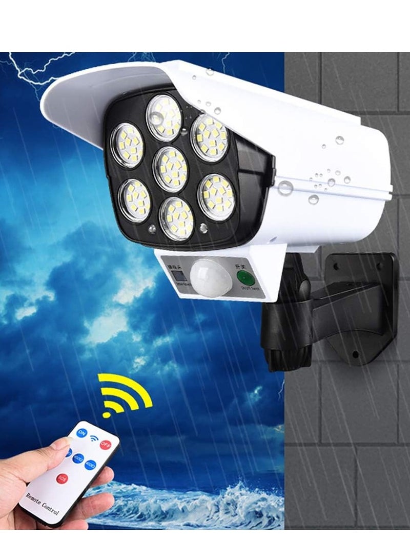 Vitacelli مصباح مراقبة يعمل بالطاقة الشمسية يعمل بالحث على جسم الإنسان - يعمل بالضوء الأبيض والأبيض والأسود IP66 مقاوم للماء، عبوة من 6 قطع - Image 2