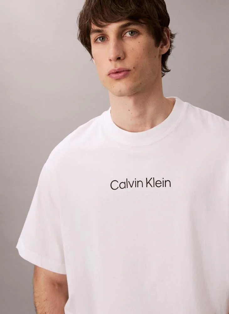 CALVIN KLEIN Logo Crew Neck T-Shirt